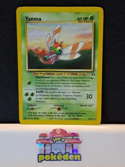 Pokemon-Neo Discovery Non Holo Rare: Yanma 36/75 LP - Image 1