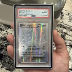 Pokemon Dialga XY Phantom Forces Secret Rare Full Art #122 PSA 8 - Image 1
