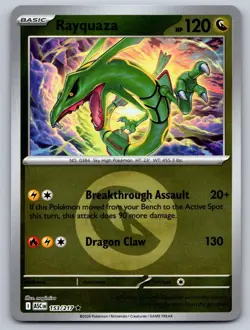 Rayquaza (Energy Symbol Pattern) 153/217 Ascended Heroes Pokemon Reverse Holo NM - Image 1