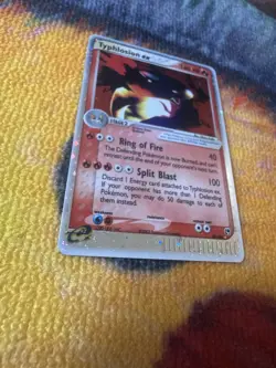 2003 Pokemon TCG Typhlosion ex 99/100 Holo Rare EX Sandstorm English - Image 2
