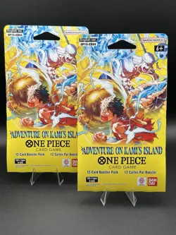 One Piece TCG OP-15 Adventure on Kami's Island Sleeved Booster Pack (lot Of 2) - Image 1