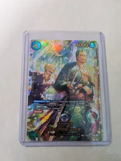 One Piece Card Roronoa Zoro SP PRB02-006 Azure Sea's Seven - Image 1