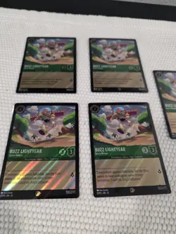 AMC Buzz Lightyear Space Ranger 57/P3 Disney Lorcana Toy Story Promo Foil 5 pack - Image 2