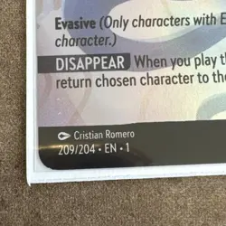 Disney Lorcana The First Chapter Enchanted Genie On The Job Double Sword Error - Image 4