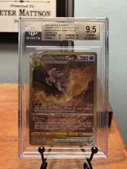 Pokemon Palkia VSTAR TCG Origin Forme Crown Zenith GG67/GG70 BGS 9.5 - Image 1