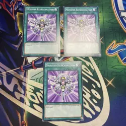 Yugioh! Monster Reincarnation x3 LDK2-ENY32 Playset NEW Unlimited NM/M - Image 1
