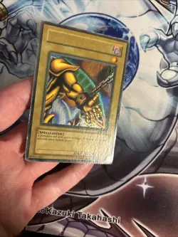 (64) Yu-Gi-Oh Left Arm Of The Forbidden One LOB-123 Unlimited Ultra Faded HP/DMG - Image 2