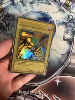 (64) Yu-Gi-Oh Left Arm Of The Forbidden One LOB-123 Unlimited Ultra Faded HP/DMG - Image 3