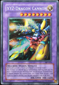 Yu-Gi-Oh! XYZ - Dragon Cannon BPT-010 Secret Rare [PL] 2002 Tin Box | EN 2002 - Image 1