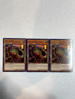 yugioh giant rex premium gold rare 3x mged-en055 playset MGED - Image 1