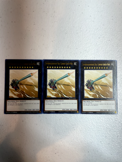 yugioh superdreadnought rail cannon gustav max gold rare 3x mged-en064 MGED - Image 1