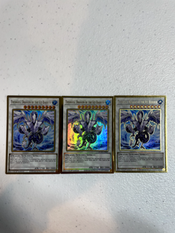yugioh trishula dragon of the ice barrier premium gold rare 3x mged-en027 MGED - Image 1