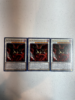 yugioh hot red dragon archfiend premium gold rare 3x mged-en068 playset MGED - Image 1