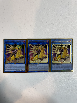 yugioh knightmare unicorn alternate art premium gold rare 3x mged-en034 MGED - Image 1