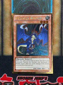 Yugioh Exploder Dragon PGLD-EN071 Gold Rare 1st Ed LP - Image 1