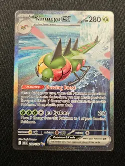 Yanmega ex 228/182 Destined Rivals Pokemon TCG Secret Illustration Rare SIR NM - Image 1