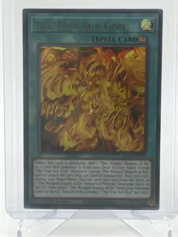 Yugioh TCG - The True Sun God Ultra Rare 1st Edition MP22-EN275 (x2) - Image 2