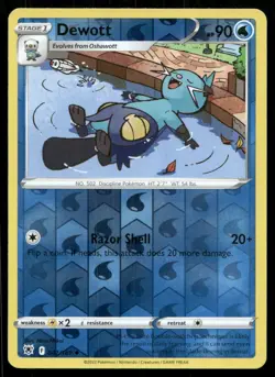DEWOTT 042/189 UC ASTRAL RADIANCE POKEMON REVERSE HOLO NM/M - Image 1