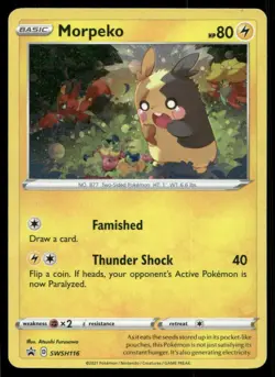 MORPEKO SWSH116 COSMOS HOLO P SWORD & SHIELD PROMO POKEMON NM/M - Image 1