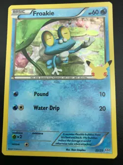 Froakie 22/25 HOLO RARE McDonalds 25th Anniversary Pokemon SWSH Promo NM 2021 - Image 3