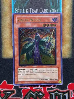Yugioh Violet Witch CRMS-EN097 Ultimate Rare 1st Ed LP - Image 1
