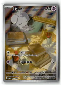 Espurr 095/088 Holo Illustration Rare Perfect Order Pokemon Holo NM/M - Image 1