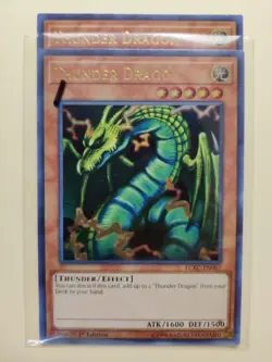 2x Thunder Dragon LCKC-EN067 Ultra Rare 1st Edition LP - Image 1