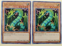 2x Thunder Dragon LCKC-EN067 Ultra Rare 1st Edition LP - Image 2