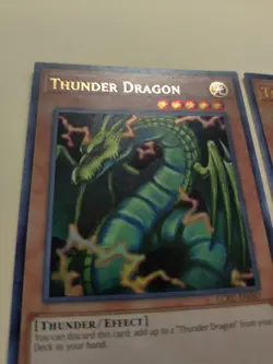 2x Thunder Dragon LCKC-EN067 Ultra Rare 1st Edition LP - Image 3