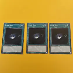 Dark Hole (x3), SR14-EN030, Common, 1st Edition, Yu-Gi-Oh! - Image 1