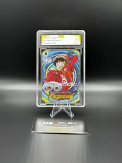One Piece Monkey D. Luffy 2024 - One Piece Day 24 Promo OP07-109 SR - GCA 10 - Image 1