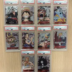 PSA 10 x10 Sequential One Piece 25th Anniversary Collection Japanese Set of 10 - Image 1