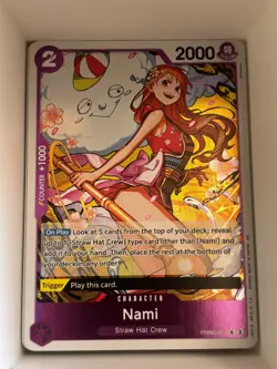 PRB02-012 Nami English R One Piece TCG Card Game - Image 1