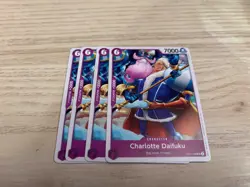 OP11-068 Playset 4 x Charlotte Daifuku English UC One Piece TCG Card Game - Image 1