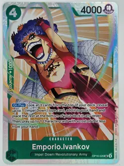 One Piece OP16-026 Emporio.Ivankov Super Rare - Image 1