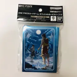 Official One Piece Card Game 70 Sleeves Vol. 15 ( Ruffy & Ace ) Made In Japan - Image 1