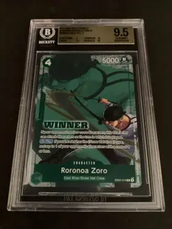 ONE PIECE TCG BGS 9,5 RORONOA ZORO WINNER PACK VOL. 3 EB02-019 - JAP JPN - Image 1