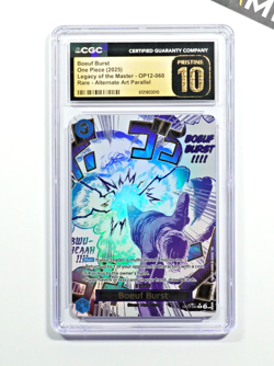One Piece CGC 10 PRISTINE Boeuf Burst OP12-060 Legacy of the Master English - Image 1