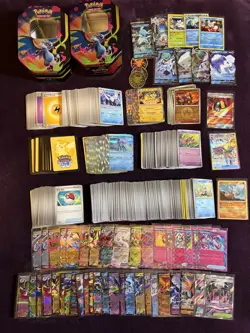 Pokemon Card Bulk Bundle Joblot 1180 Cards English & JP Holos Reverses Hits - Image 1