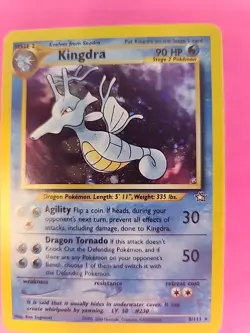Kingdra Neo Genesis Holo Pokemon Card WOTC NM - Image 4