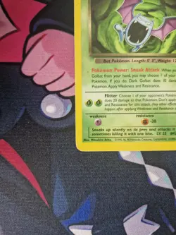 Dark Golbat 24/82 Team Rocket Wotc Pokemon Card - Image 5