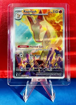 Rapidash 189/182 Sv10: Destined Rivals Holo Pokemon Chase Card Star ⭐ Rare 🔥 - Image 1