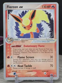 Pokemon Card Flareon ex 108/113 World Championship 2006 Delta Species Non Holo - Image 5