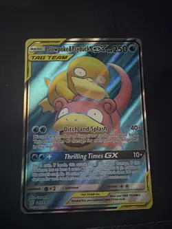 Slowpoke & Psyduck GX Full Art Holo Card 217/236 MINT CONDITION - Image 1