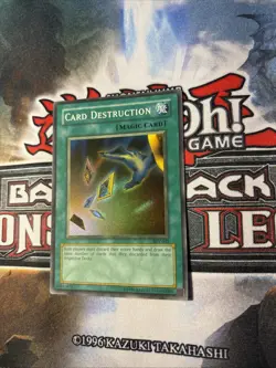 Card Destruction SDY-042 SDY Super Rare HEAVY FADED ERROR Yu-Gi-Oh NM - Image 1