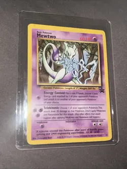 2000 Pokemon Card: Wizards Black Star Promo: Mewtwo #12 12 NM - Mint Non Holo - Image 1