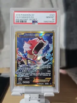 Gyarados EX 123/122 PSA 10 Breakpoint Pokemon Card Game - Image 1
