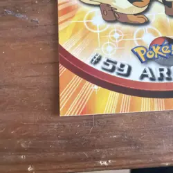 Topps Blue Label Pokemon Tv Animation Edition Card #59 Arcanine Pokemon - Image 2