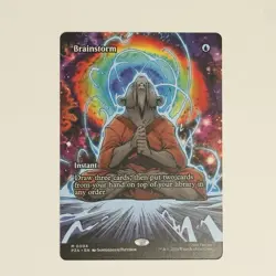 Brainstorm Borderless #4 Mythic MTG Teenage Mutant Ninja Turtles PZA EN NM - Image 1