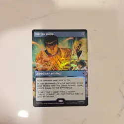 The Ten Rings Comic Foil Marvel Super Heroes Magic The Gathering - Image 1